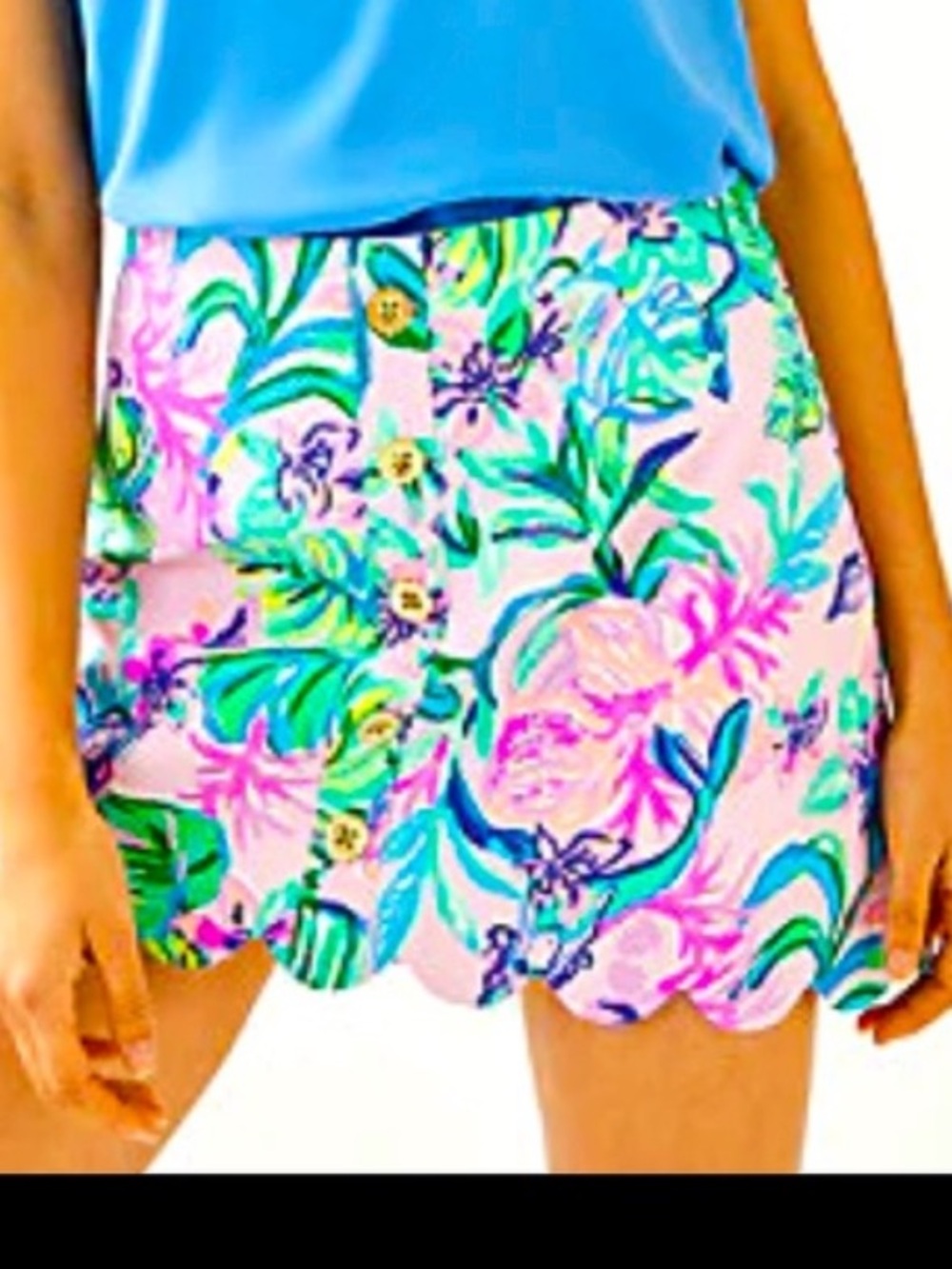 Lilly Pulitzer Mermaid in the Shade Kaylie Skort size 10